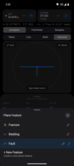 Figure 5.3: The feature picker.