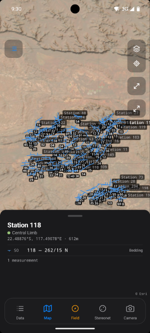 Figure 7.1: 198 Hamersley stations, fitted.