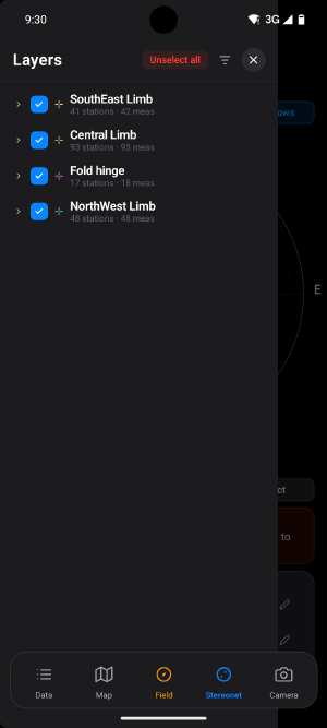 Figure 8.2: The Layers drawer.